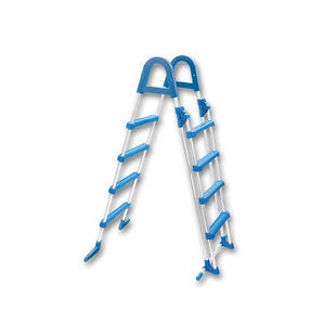 Лестница Azuro Safety для бассейна 1.22м, 4+4ступеньки, сталь крашеная