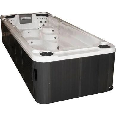Плавальний SPA басейн Passion Spas Aquatic 2 (600x228x126 см), Сріблясто-білий