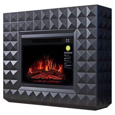 Камінокомплект ArtiFlame DIAMOND AF23S ЧОРНИЙ (З ЗВУКОМ)