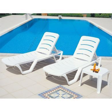 Шезлонг Aquaviva Bahama белый