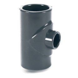 Тройник Comer 90&deg; TR40 ПВХ редукционный с клеевым соединением (40&times;20 мм)