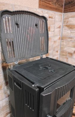 Конвекционная печь &laquo;евро буржуйка&raquo; Duval EM-5150 BL (BLACK EDITION)