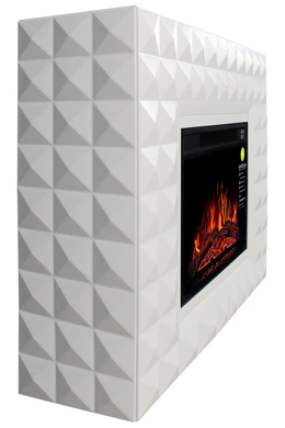 Камінокомплект ArtiFlame DIAMOND AF23S БІЛИЙ Б'ЯНКО (З ЗВУКОМ)