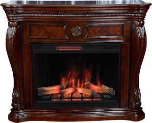 Каминокомплект aflamo Lexington Cherry + LED 90 3D