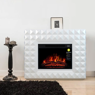 Камінокомплект ArtiFlame DIAMOND AF23S БІЛИЙ Б'ЯНКО (З ЗВУКОМ)