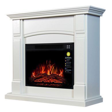 Каминокомплект ArtiFlame MANCHESTER AF23 БЕЛЫЙ ДУБ