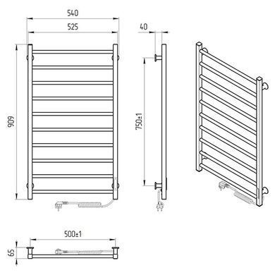 Рушникосушка FLYME EF10R 650 x 900