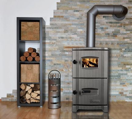 Конвекционная печь &laquo;евро буржуйка&raquo; Duval EM-5150 BL (BLACK EDITION)