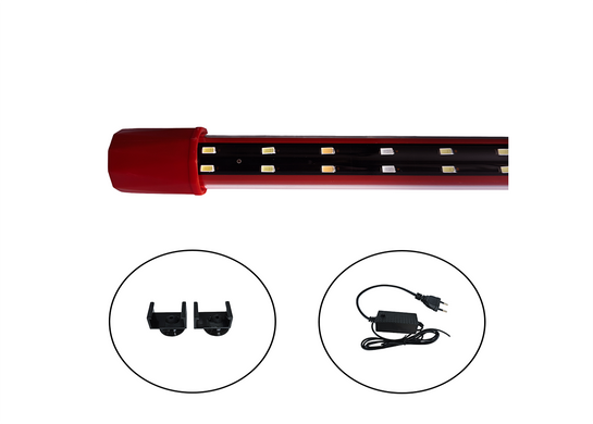 Светодиодная лампа для аквариума VAQ-QL T8 48LED 9W/18W 77cm (RGB)
