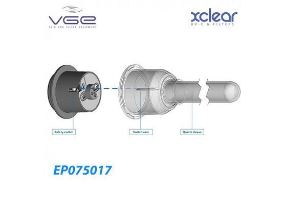 Електрична частина (Дросель) для УФ лампи Budget Flex 75 Вт та Budget Tech 75 Вт