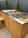 Купель для купания, парения и охлаждения SteelSpa 100*200 см, внутренняя отделка