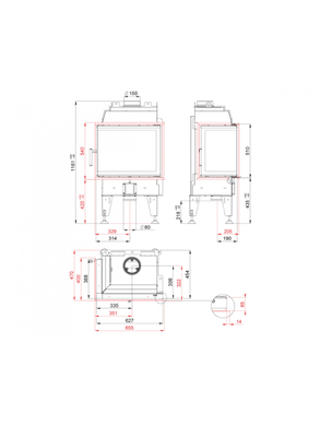 Камінна топка BeF THERM 7 CL PASSIVE