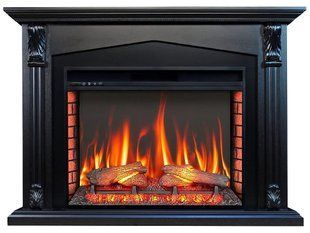 Каминокомплект ArtiFlame Neoclassic AF28S белый с обогревом и звуком горения огня