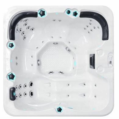 Гідромасажний басейн Passion Spas Refresh (204х204х85 см), Сріблясто-білий