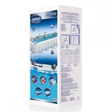 КАРКАСНИЙ БАСЕЙН BESTWAY, 732X366X132 СМ (ТЕНТ, СХОДИ, ФІЛЬТР-НАСОС)