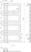 Електрична сушка для рушників Genesis-Aqua Enzo 120x53 см