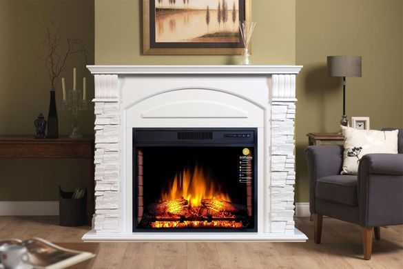 Камінокомплект ArtiFlame ALIOTH AF28S БІЛИЙ Б'ЯНКО (ЗІ ЗВУКОМ)