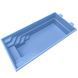 Композитный бассейн Rhino Pools Monaco Steel grey 7.5х3.7х1.5 м (Monaco 750 STG+ PUHC)