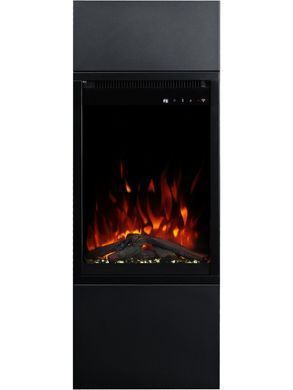 Каминокомплект ALFAMO MILOS 40 Черный + 3D 60х40