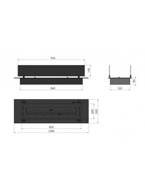 Биокамин Infire INSERT Slim 1000