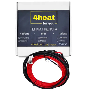 Кабель для теплого пола 4HEAT MiniCable/18-300 | 16,7 м (1,7-2,1 м2)