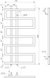 Сушка для рушників Mogiana 120x53 см