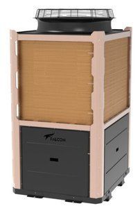 Тепловой насос MEGALINE, 62 КВТ, 380В, 150-250 М3, ИНВЕРТЕР, С ОХЛАЖДЕНИЕМ