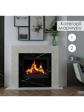 Каминная облицовка Hitis Персей, материал мрамор категории 3