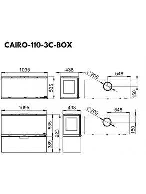 Касетна топка Bronpi CAIRO 110 3C BOX