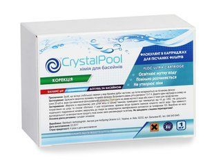 Флокулянт в картриджах Crystal Pool Floc Ultra Cartridge 0,125 кг