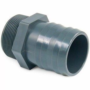 Штуцер для шланга ПВХ Hidroten 1002962, різьбовий, 1"-32 мм