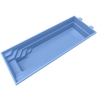 Композитный бассейн Rhino Pools Monaco Navy pearl 10х3.7х1.5 м (Monako 1000 NP + PUHC)