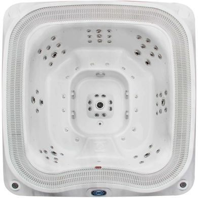 Гідромасажний басейн Aquajoy Serenity (250х230х96 см), Сріблясто-білий мармур