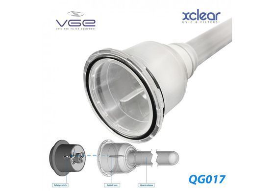 Кварцова колба для УФ стерилізатора Quartz Glass VSC 695x25 до ламп 40Вт та 75Вт