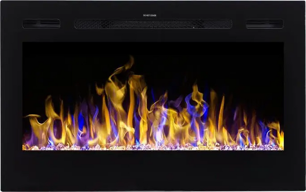 Електричний настінний камін A &mdash; Flame Majestic 45 чорний