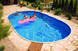 Комплект басейну Azuro 407 DL, колір Wood, 9.1 х 4.6 x 1.2м (каркас 407 DL плівка Pebbles, комплект пісочного фільтра , комплект скімера, без сходів)