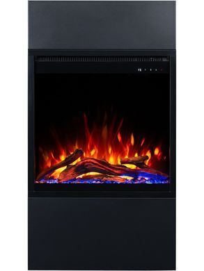 Камінокомплект ALFAMO MILOS 60 Чорний + 3D 60x60