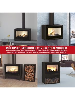 Сталева піч Bronpi CAIRO 70 BOX + B 70 BOX