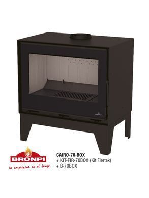 Сталева піч Bronpi CAIRO 70 BOX + B 70 BOX