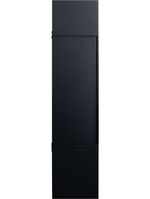 Камінокомплект ALFAMO MILOS 60 Чорний + 3D 60x60