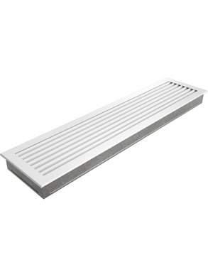 Вентиляційна решітка Kratki 17x70 см FRESH біла