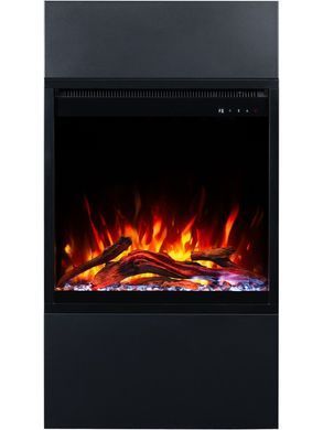 Камінокомплект ALFAMO MILOS 60 Чорний + 3D 60x60
