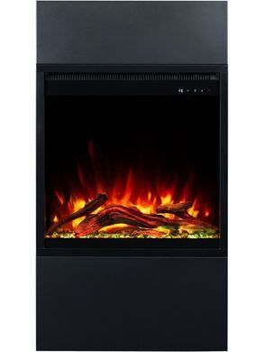Камінокомплект ALFAMO MILOS 60 Чорний + 3D 60x60