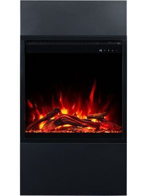 Камінокомплект ALFAMO MILOS 60 Чорний + 3D 60x60