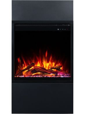 Камінокомплект ALFAMO MILOS 60 Чорний + 3D 60x60