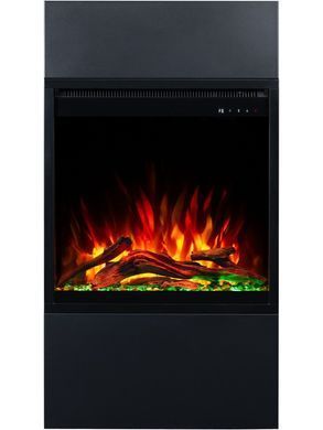 Камінокомплект ALFAMO MILOS 60 Чорний + 3D 60x60