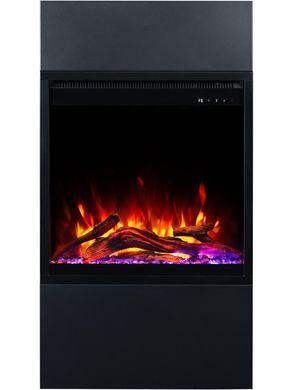 Камінокомплект ALFAMO MILOS 60 Чорний + 3D 60x60
