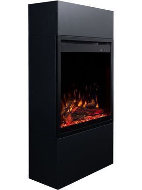 Камінокомплект ALFAMO MILOS 60 Чорний + 3D 60x60