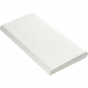 Копинговый камень Aquazone Tuff 250x500x50-25 мм, белый (пористый)