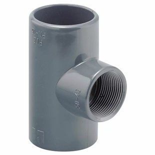 Трійник перехідний 90&deg; ПВХ Hidroten 1002253, BP, d110 мм, 3"